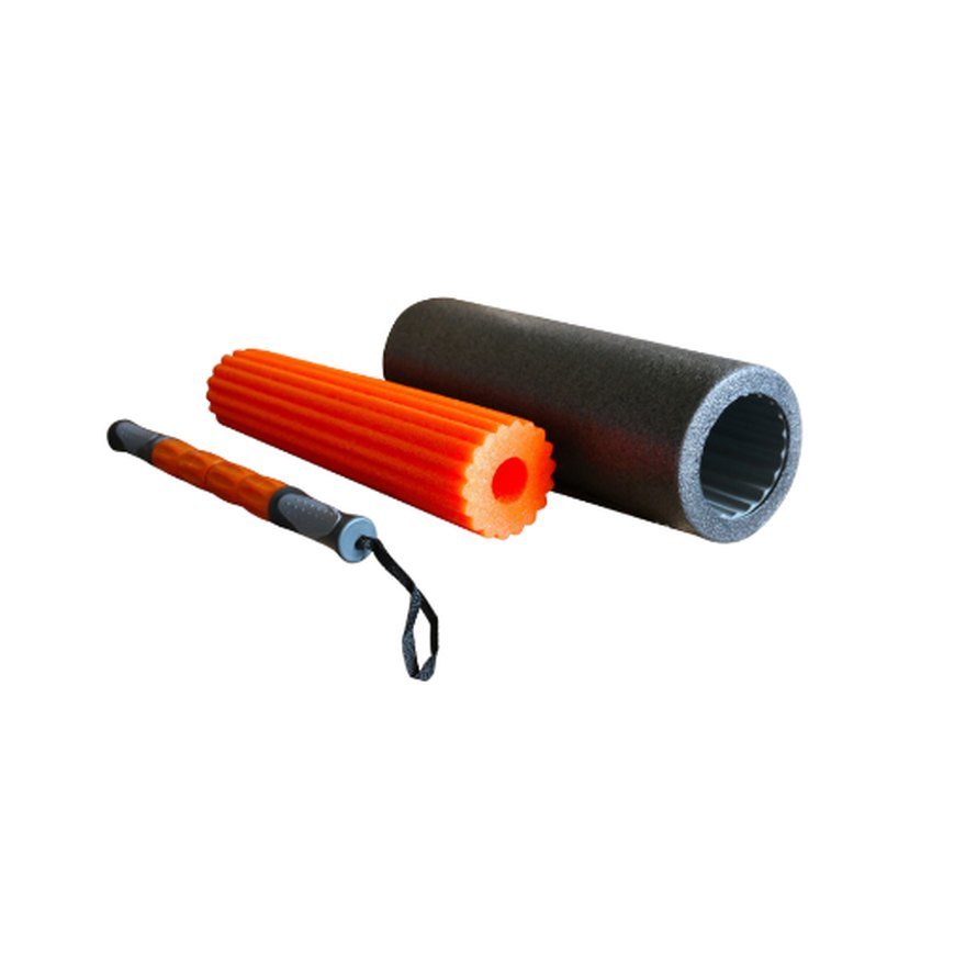 LiveUp 3-in-1 Yoga Foam Roller Set